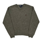 Polo By Ralph Lauren Sweater - Large Gray Wool