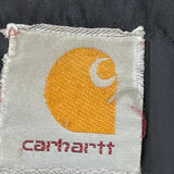 Faded Carhartt Jacket - Large Black Cotton