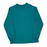 Lift Gate Hanes Single Stitch Long Sleeve T-Shirt - Large Green Cotton