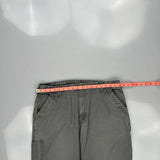 Carhartt Cargo Carpenter Trousers - 36W 30L Grey Cotton
