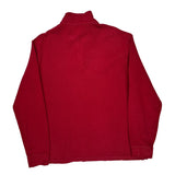 Polo By Ralph Lauren 1/4 Zip - Large Red Cotton