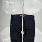 Dickies Carpenter Pants - 38W 32L Black Cotton Blend