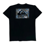 Quiksilver Graphic T-Shirt - Large Black Cotton