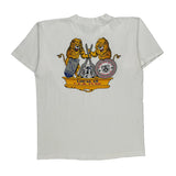 Single Stitch Local 19 C.E.R. Fund Alore Graphic T-Shirt - Large White Cotton