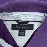 Tommy Hilfiger Polo Shirt - Large Purple Cotton