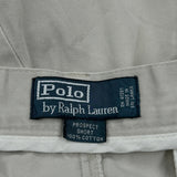 Polo By Ralph Lauren Chino Shorts - 30W 6L Beige Cotton