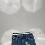 Akademiks Wide Leg Jeans - 30W 30L Blue Cotton
