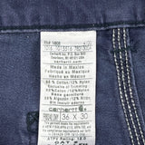 Carhartt Cargo Cargo Trousers - 36W 30L Blue Cotton