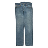 501 Levis Jeans - 33W 34L Light Wash Cotton