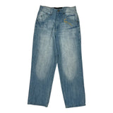 Karl Kani Hip Hop Jeans - 30W 29L Light Wash Denim