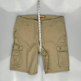 Lee Cargo Shorts - 36W 11L Beige Cotton