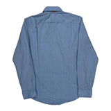 Boss Shirt - Large Blue Cotton