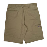 Dickies Chino Shorts - 36W 11L Khaki Cotton Blend