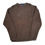 Chaps Ralph Lauren Sweater - Large Brown Cotton