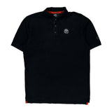 Skull Logo Harley Davidson Graphic Polo Shirt - Large Black Cotton