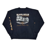 Sturgis 2006 Harley Davidson Graphic Long Sleeve T-Shirt - 2XL Black Cotton