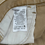 Carhartt Trousers - 32W 30L Beige Cotton