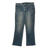 Unbranded Boot Cut Jeans - 33W 31L Blue Cotton Blend