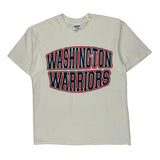 Washington Warriors Gildan Nfl T-Shirt - Large White Cotton