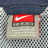 Uw-Stout Football Nike Football Windbreaker - XL Navy Polyester