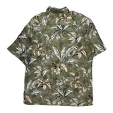 Pierre Cardin Hawaiian Shirt - Large Green Viscose