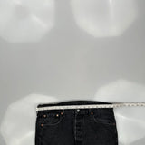 501 Levis Jeans - 36W 30L Black Cotton