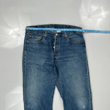 501 Levis Jeans - 38W 34L Blue Cotton