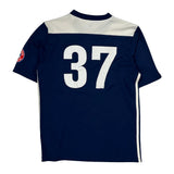 15-16 Years Bayern Munich Adidas Football Shirt - XL Blue Polyester