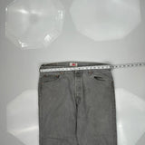 Levis 501 Jeans - 36W 31L Gray Cotton