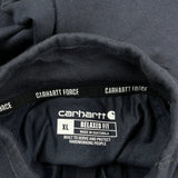 Force Carhartt Long Sleeve T-Shirt - XL Navy Cotton