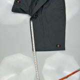 Dickies Cargo Shorts - 34W 12L Grey Cotton Blend