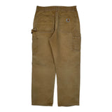 Carhartt Double Knee Carpenter Pants - 30W 31L Brown Cotton