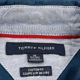 Tommy Hilfiger Short Sleeve Shirt - XL Multicoloured Cotton