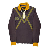 Tommy Hilfiger Striped Rugby Shirt - Medium Purple Cotton