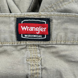 Wrangler Cargo Trousers - 32W 30L Khaki Cotton