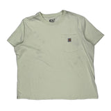 Carhartt T-Shirt - 2XL Green Cotton
