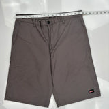 Dickies Chino Shorts - 36W 11L Gray Cotton