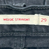 501 Levis Jeans - 29W UK 10 Black Cotton