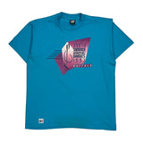 Single Stitch Summer Music Games 1993 Buffalo Screen Stars Graphic T-Shirt - XL Blue Cotton Blend