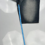 Paco Denim Shorts - 36W 11L Gray Cotton