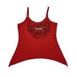 First Flight Harley Davidson Harley Davidson Tank Top - Small Red Cotton