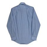 Tommy Hilfiger Pinstripe Shirt - Small Blue Cotton