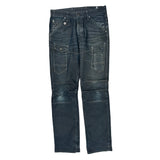 G-Star Double Knee Cargo Pants - 32W 31L Gray Cotton