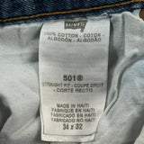 Levis Jeans - 34W 32L Blue Cotton