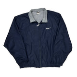 Nike Windbreaker - XL Navy Polyester