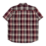 Carhartt Checked Short Sleeve Shirt - XL Red Cotton