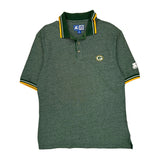 Green Bay Packers Starter Nfl Polo Shirt - Medium Green Cotton