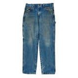 Dickies Carpenter Jeans - 32W 29L Blue Cotton