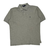 Polo By Ralph Lauren Polo Shirt - XL Grey Cotton