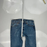 501 Levis Jeans - 33W 28L Blue Denim